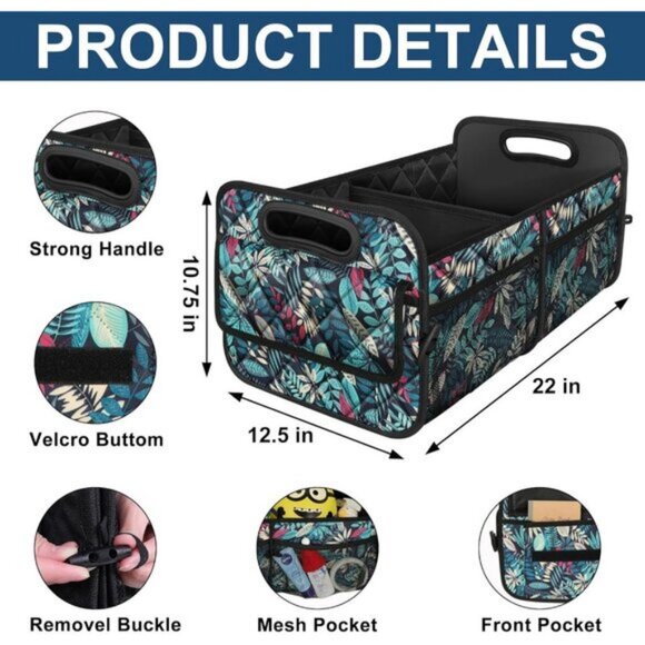 ⚡Men Leaves Car Organizers and Storage with 6 Pocket Car Accessoriesizer Trunk - Picture 3 of 6